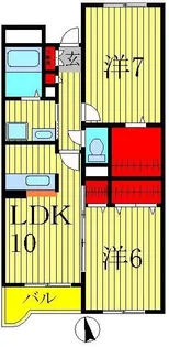 ヴィラフィオーレ【3階】の間取り