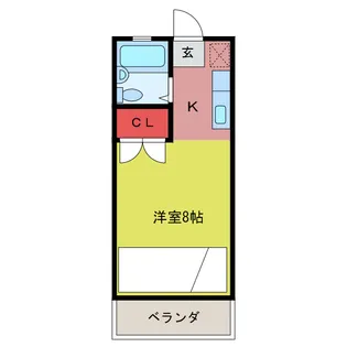 シティ・ウィンド【1階】の間取り