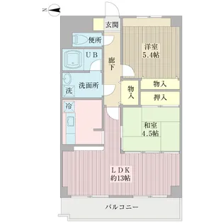 Paysage【4階】の間取り