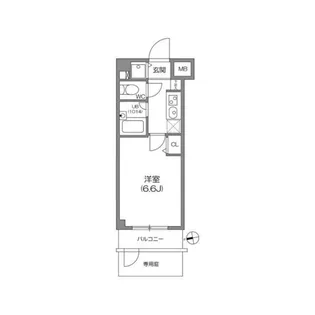 ガーラプレイス八幡山弐番館【1階】の間取り