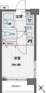 エコロジー都立大学レジデンス【3階】の間取り