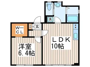 ヴィラ・アモーネス【1階】の間取り