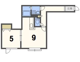 ユカタンコートII【2階】の間取り