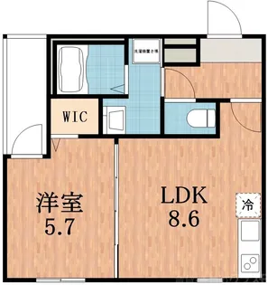 フジパレス住吉遠里小野V番館【1階】の間取り