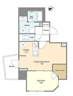 Espoir三田【5階】の間取り