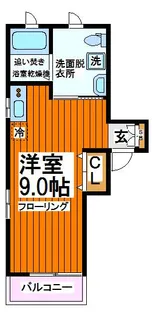 シャイニング仙川【1階】の間取り