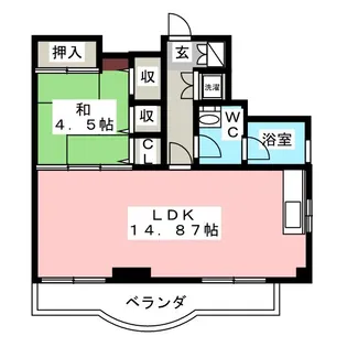 椿マンション【3階】の間取り