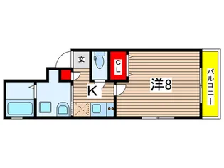 リアコート石橋II【1階】の間取り