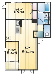 国分寺ハイム【1階】の間取り