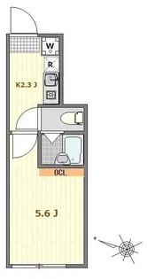 アーバングレイス阿佐ヶ谷【1階】の間取り