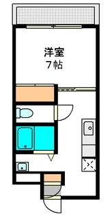 メルポート出汐【6階】の間取り