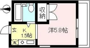 向ヶ丘パレス【3階】の間取り