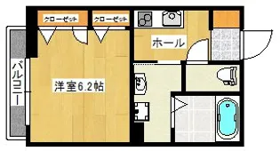 カンセ・ミニヨン【2階】の間取り