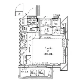 ブレッザ戸越【6階】の間取り