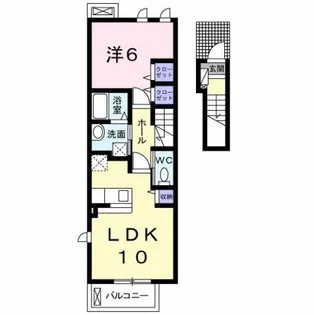 レット・イット・ビィ1【2階】の間取り