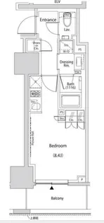 ザ・パークハビオ新中野【2階】の間取り