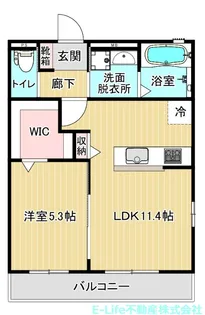 ラ コリーナ大津【1階】の間取り