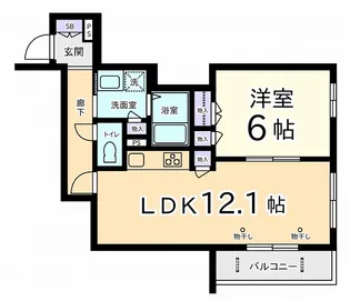 グランソレーユ【3階】の間取り