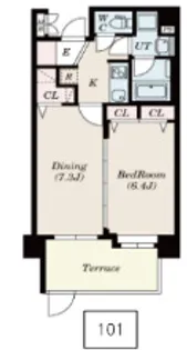 Bris板橋志村【1階】の間取り