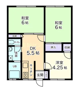 エンジェルハイムA【1階】の間取り