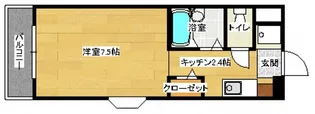 ルピナス府中【1階】の間取り