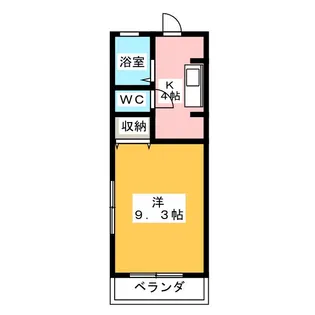 キャッスルタウンC【1階】の間取り