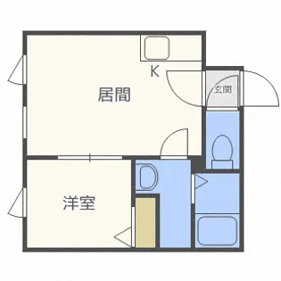ライブマーケット豊平【3階】の間取り