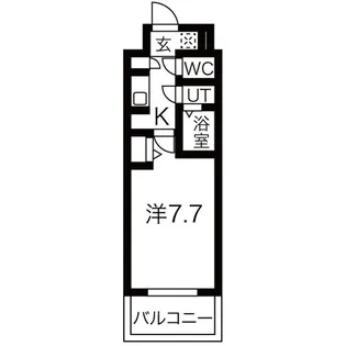 メイクスWアート上前津V【12階】の間取り