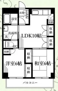 プルミエル千歳【2階】の間取り