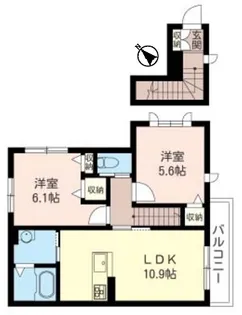 ルガル・ボニート ShaMaison【2階】の間取り