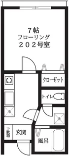 BSハウス【2階】の間取り