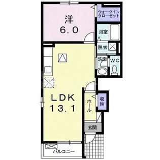 レイクタウンV【1階】の間取り