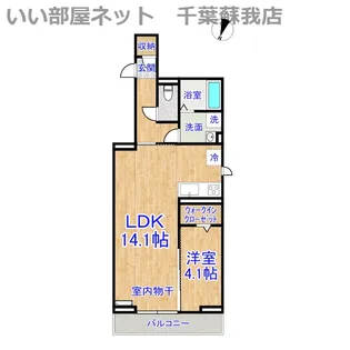 D-SOLACE祐光 B【2階】の間取り