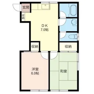 永田ハイツ【1階】の間取り