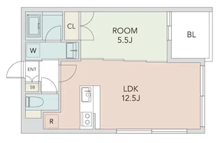 Grand Excel 中央【3階】の間取り