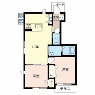 マイトリーハイムA【1階】の間取り