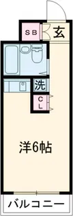 スカイコート世田谷用賀【2階】の間取り