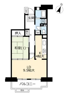 URプラザシティ相模大野【4階】の間取り