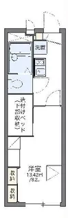 レオパレスさくら【1階】の間取り