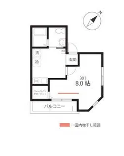 QUIET CRAB HOUSE mix生麦【3階】の間取り