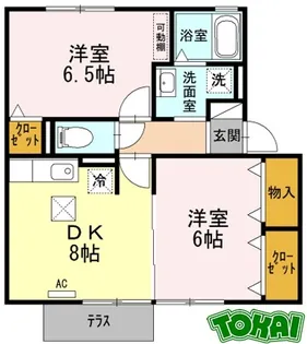 コスモスハウスH【1階】の間取り
