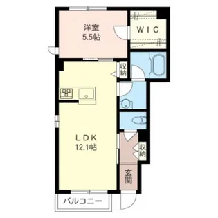 コアロード成瀬【1階】の間取り