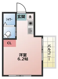 サンライズレジデンス池袋【2階】の間取り