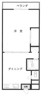 河野ハイム No.3【2階】の間取り