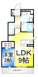メイツ S・O【1階】の間取り