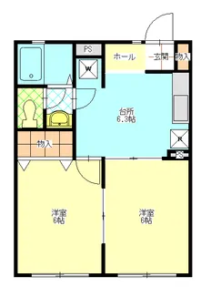 ラフィーネヴィラ【2階】の間取り