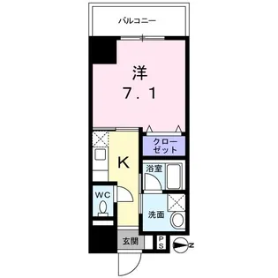 ウィル アヴェニュー【7階】の間取り