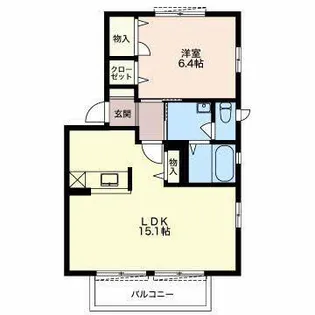 コンフォート吉新 C【2階】の間取り