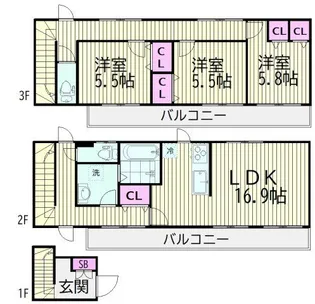 ジョイナ スの間取り