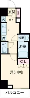 ドムス・スタイル高田馬場【9階】の間取り